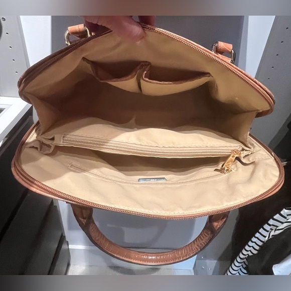 Giani Bernini Croc Embossed Medium Dome Satchel - Picture 3 of 7